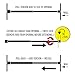 iDesign Cameo Metal Tension Curtain Rod for Bathtub, Shower Stall, Closet, Doorway, Expandable 50”-87”, Matte Black