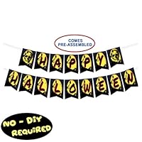 IDXcompany Happy Halloween Banner | Halloween Decoration | Halloween Backdrop| Happy Halloween Sign