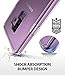 Ringke Fusion Compatible with Galaxy S9 Plus Case Ergonomic Transparent (Drop Defense) PC Back Drop Protection Shock Absorption Cover for Galaxy S 9 Plus (2018) - Clear