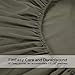 TASTELIFE 105 GSM Deep Pocket Bed Sheet Set Brushed Hypoallergenic Microfiber 1800 Bedding Sheets(Dark Grey,Queen)