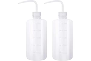 Autdor Squeeze Bottle 500ML- 2Pcs Tattoo Bottles 16OZ Plastic Squirt Bottles Safety Plastic Tattoo Spray Bottle for Lab Succulent Cleaning Washing Tattooing Supplies