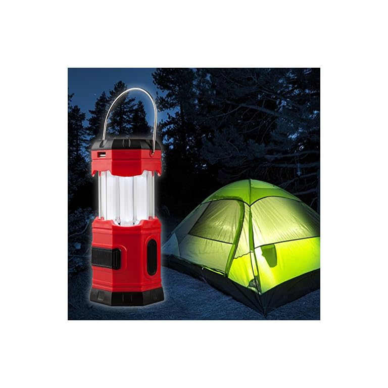 TANSOREN® LED Solar USB Rechargeable 180 Lumens Waterproof Camping