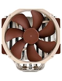 Torre enfriadora de CPU única Noctua U-series, de 14cm, color marrón (NH-U14S)