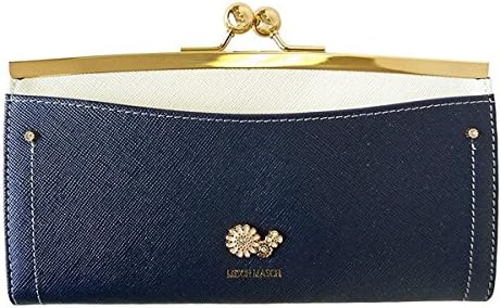 Amazon Co Jp Mischmasch Genuine Leather Pouch Leather Long Wallet Navy Purees Pouch Wallet Misch Masch Clothing Accessories