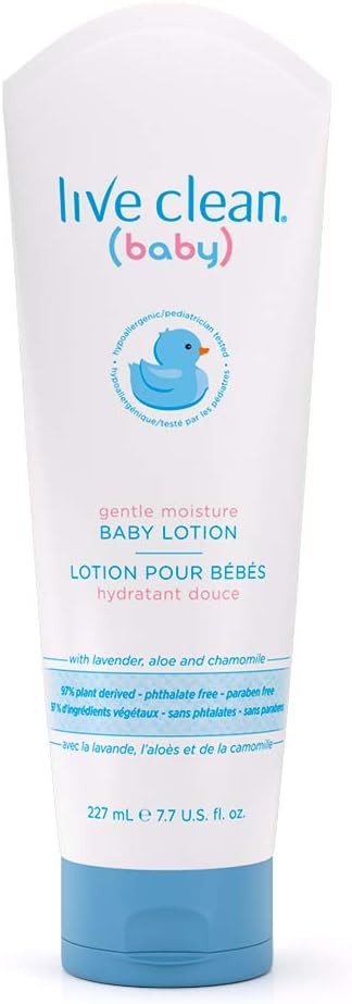 Live Clean Baby Gentle Moisture Lotion, 7.7 oz.