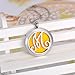 HooAMI Aromatherapy Essential Oil Diffuser Necklace Locket Pendant,Alphabet Letter M Initial Necklace