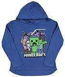 Minecraft Big Girls' Evil Mob Long Sleeve Pullover With Hood (SM, 6/6x)