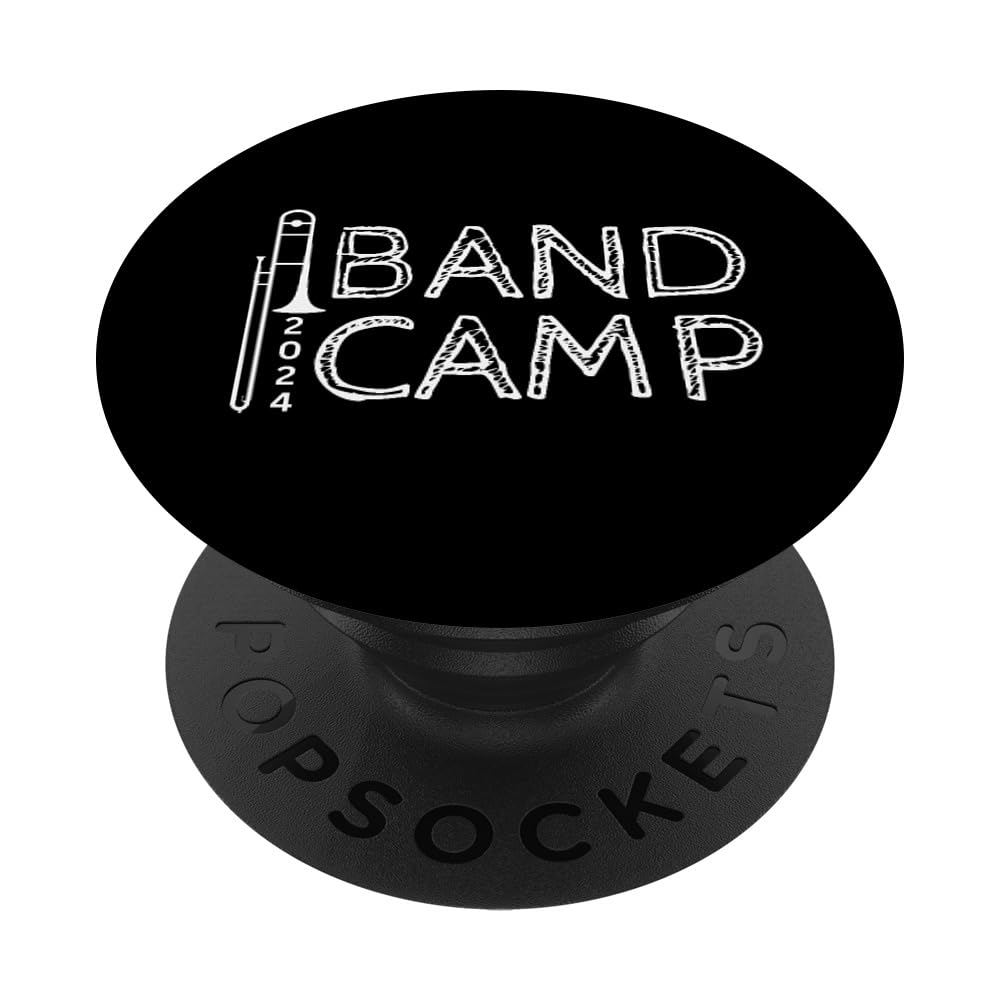 Band Camp Marching Band Students Trombone Players Trombonist PopSockets Swappable PopGrip