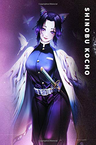 Notebook Limited Edition Shinobu Kocho Demon Slayer Kimetsu No Yaiba Anime Manga Blank Lined Notebook Journal 6 X 9 1 Pages Bahia Hatim Amazon Com Books