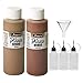 Jacquard Pinata Metals Bundle - Brass and Copper Colors (4-Ounce Bottles), 3 Pixiss 20ml Needle Tip Applicator and Refill Bottles and 1.5 inch Funnel Bundle for Yupo and Resin