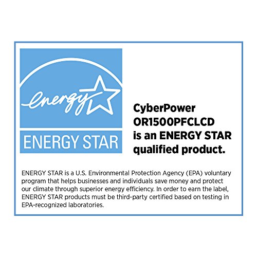 CyberPower OR1500PFCLCD PFC Sinewave UPS 1500VA 1050W PFC Compatible Tower