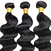 ZILING Brazilian virgin hair body wave with lace closure human hair bundles with closure extensions hair (10 12 14 w 10 middle part)