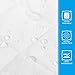 Adoric Baby Waterproof Crib Mattress Pad Cover, Premium Hypoallergenic Breathable Bamboo Fiber, Ultra Comfortable Toddler Bed Fitted Mattress Protector - White