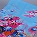 Women's Rose Voile Lightweight Silky Fabric Elegant Sun Long Large Stole Shawl Scarf (Blue)