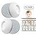 Baby Gate Wall Protector 4 Pack for Baby Gates,Protect Wall From Damage.Make Baby Gates More Stable,Sturdy and Secrue Through Security Pressure Mounted Gates,by William's Home