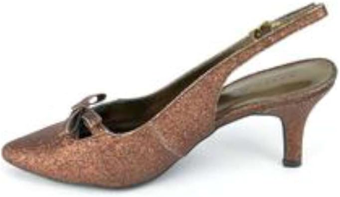 bronze slingback shoes