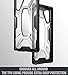 Poetic Galaxy Note 10 Case, Premium Hybrid Protective Clear Bumper Cover, Rugged Lightweight, Military Grade Drop Tested, Affinity Series, for Samsung Galaxy Note 10, Frost Clear/Black