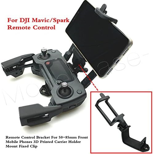 DJI Mavic/Spark Remote Control Bracket For 50-85mm Front Mobile Phones 3D Printed Carrier Holder Mount Fixed Clip Accessories