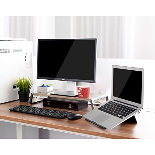 image for UPERGO Monitor Stand Riser with Metal Feet for Computer Laptop iMac TV