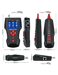 NOYAFA NF 8601W A probador de cable de red para RJ45, RJ11, BNC, Ping PoE 8