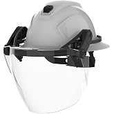 HexArmor | TruSpan Universal Scratch-Resistant and Anti-Fog Protective Face Shield for Safety Helmets