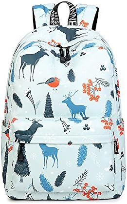 Backpack for Girls,Fashion Printng College Bags Student School Backpack Fits 14Inch Laptop Travel Bag Daypack