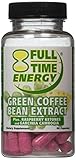 Full-Time Energy Pure Green Coffee Bean Extract Plus Raspberry Ketones and Garcinia Cambogia Complete Complex Capsules- Lose Weight Fast and Burn Fat With These Extreme Weight Loss Diet Pills - The Best Natural Fat Burners and Weight Loss Supplement Formula That Works for Men and Women