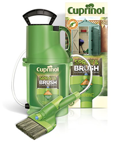 Cuprinol MPSB - Spray 2-in-1 per pitturare capanni e ringhiere