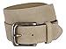 Men's Belt Rounded Edge Heel Bar Buckle Casual Jean Suede Leather Belt 1 1/2