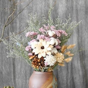 Séchées Bouquet De Fleurs Bouquet Mer Lavande Fleur De Coton
