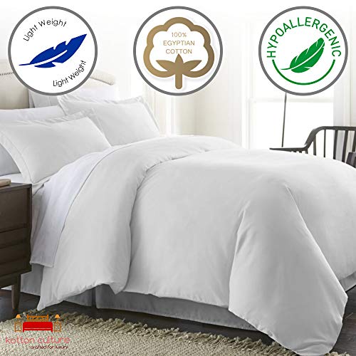image for Kotton Culture Premium Duvet Cover 100% Egyptian Cotton 600 Thread Cou