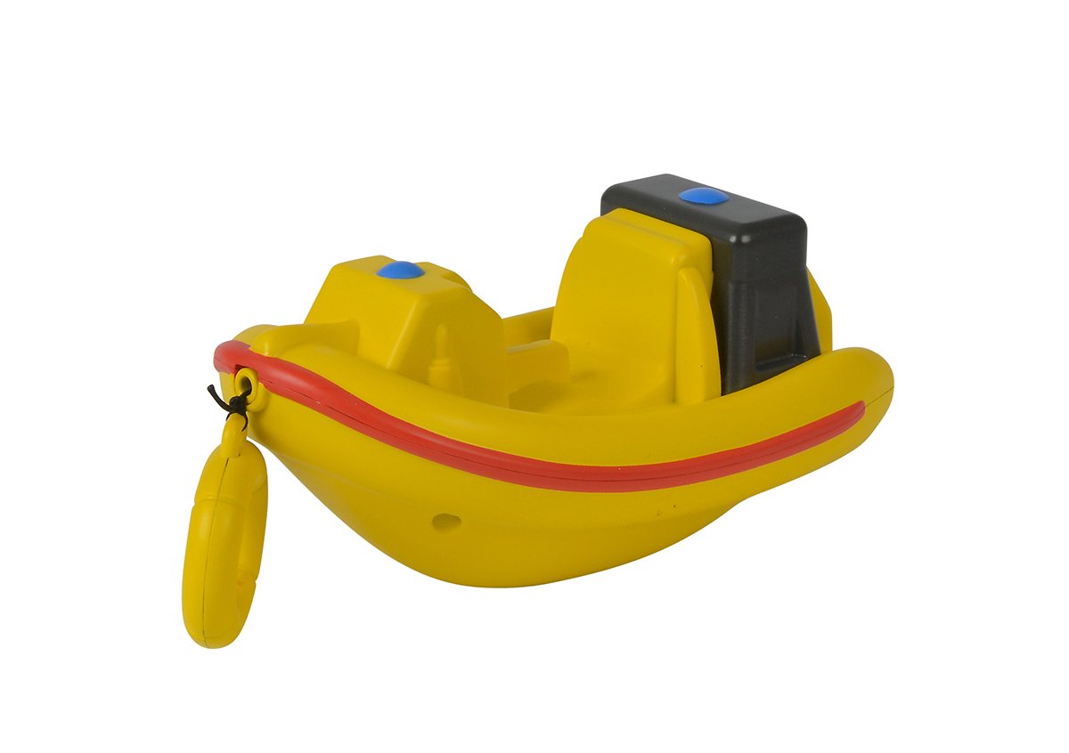 Simba 109252135 Fireman Sam Wind-Up Boat Neptune/with Cord for Winding Up / 13 cm