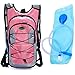 Juboury Hydration Backpack-Hydration Rucksack Bag Includes Free 2L Water Bladder for Running, Hiking, Biking, and for All Other Outdoor Sports Where You Need Water (Pink)