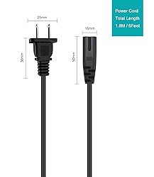 Mini Fridge Power Cord Compatible with Frigidaire