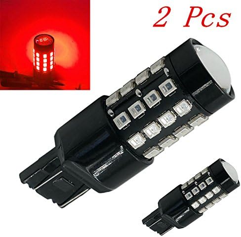 Efoxcity 7443 900 Lumens Red Extremely Bright 2835 42-SMD 7440 7441 7443 7444 992 LED Bulbs For Car Turn Tail Signal Brake Backup Light