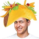 Tigerdoe Taco Costume Hat - Sombrero Headbands - Food Costumes - Costume Party Hat- Cinco De Mayo Hats - Fiesta Party (Taco Hat)