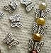 BSI - Antique Silver Metal Charm Beads Varies Upon Your Choice. (30 Pcs 14mm Butterflies)