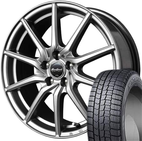 Amazon 195 45r17 Dunlop Winter Maxx 02 スタッドレス Mid Eurospeed G 810 Mgl 17インチ スタッドレス ホイール4本セット スイフトスポーツ Zc33s タイヤ ホイールセット 車 バイク