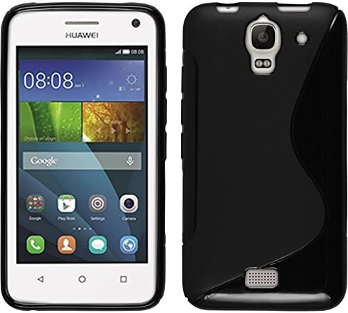 Silicone Case for Huawei Y360 - S-Style black - Cover PhoneNatic Case