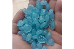 400 Pieces Glow in The Dark Rocks,Luminous Pebbles Glow Stones,Aquarium Glowing Stones,Glowing Stones Luminous Stone Glow in 
