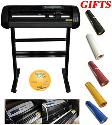 500g 24inch Cutting Plotter with Craftedge Softwar and 5yards Heat Press Transfer Vinyl