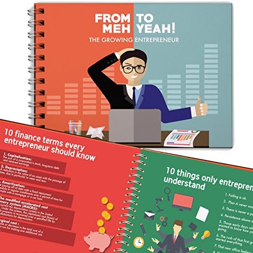 Gift for Guys - Self Improvement Scrapbook - Awesome Coworker Gift Booklet- Essential Tips Book for Businessmen - Gift for Men, Entrepreneurs, Father, Dad, Boss, and Anyone From the Office