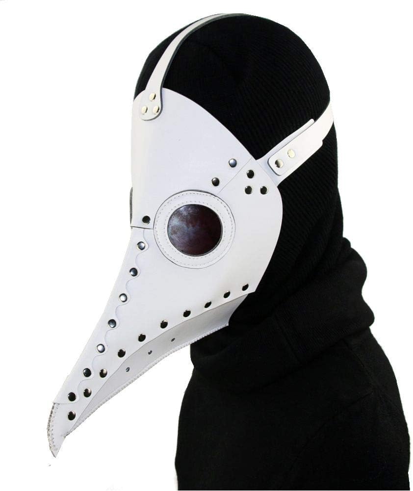 Cestlafit Steampunk Plague Bird Mask of Retro Medieval Doctor Gothic Vintage Costume, Halloween Party Cosplay Decoration Accessory