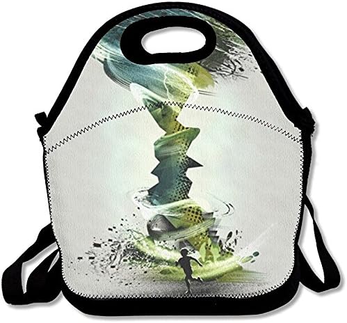 Staropor Lunch Tote - The Twister Kiss Waterproof Reusable Lunch Box For Men Women Adults Kids Toddler Nurses With Adjustable Shoulder Strap - Best Travel Bag