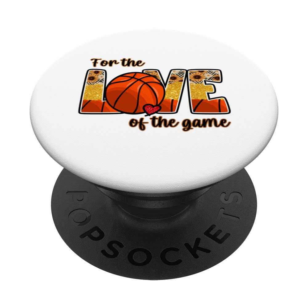 Basketball sports design for women men kids PopSockets Swappable PopGrip