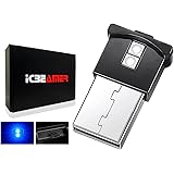 ICBEAMER Smart USB Adjustable Brightness Color: Blue, Auto LED Interface Plug-in Miniature Night Light LED for: Automotive Ca
