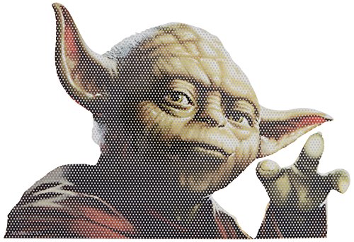 FanWraps Star Wars Classic Yoda Passenger Series Perforated Vinyl Window Decal