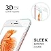 iPhone 7 Plus Screen Protector, [2 PACK] JACNITAD iPhone 7 Plus Tempered Glass Full Coverage High Definition Ultra Clear Film Anti-Bubble 3D PET [Soft Edge Hybrid] for iPhone 7 Plus (White)