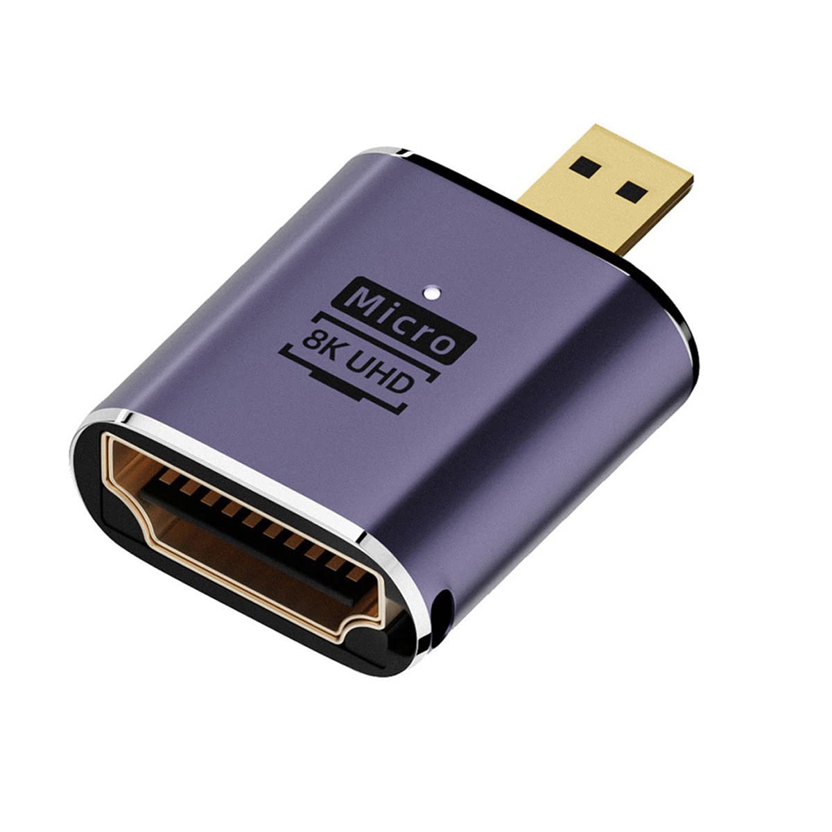 CY 8K Cable Micro HDMI Male to HDMI 2.1 Female UHD Extension Gold Converter Adapter Support 8K 60hz HDTV