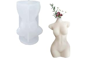 MAFUKEN Navani Candle Molds for Candle Making,Resin Molds Casting,DIY Wax Molds Silicone 3D,Moldes para Velas for Candle Melts